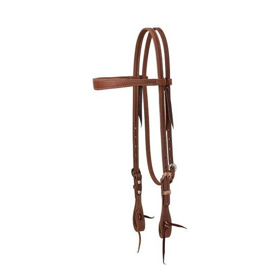 Weaver Protack Browband Headstall with Designer Hardware- Salick Heel Bar