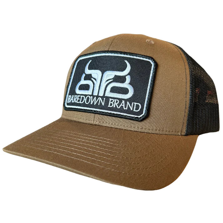 Baredown Brand Curved Ball Cap Black- High Noon