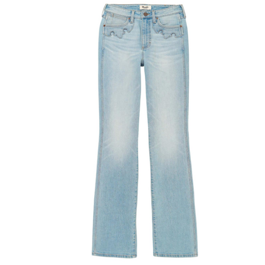 Wrangler Women's High Rise Retro Bailey Bootcut Jean-Aubrielle