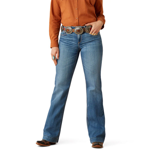 **Ariat Women's Perfect Rise Isabelle Wide Trouser Jeans- Albuquerque