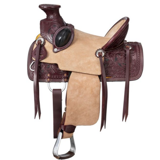 Silver Royal Cody Youth Wade Saddle-Medium Oil