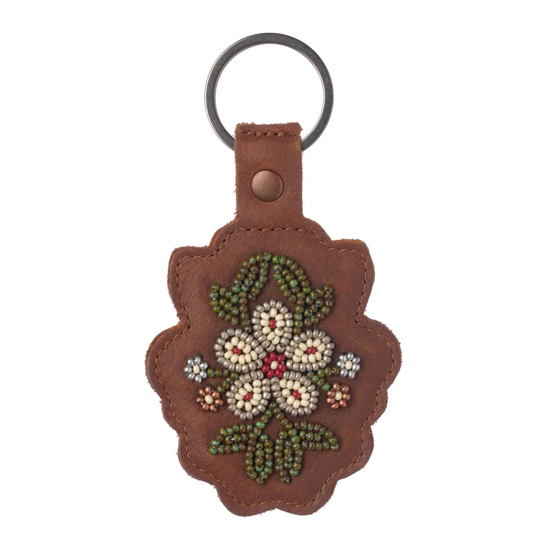 Manitobah Floret Beaded Keychain- Multiple Colours