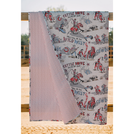 Ida Mae Cattle Drive Sand Quilt