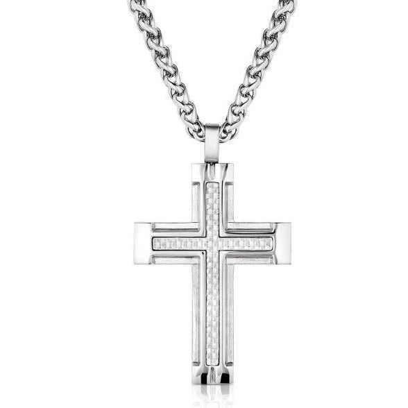 Montana Silversmiths Hero's Belief Cross Necklace