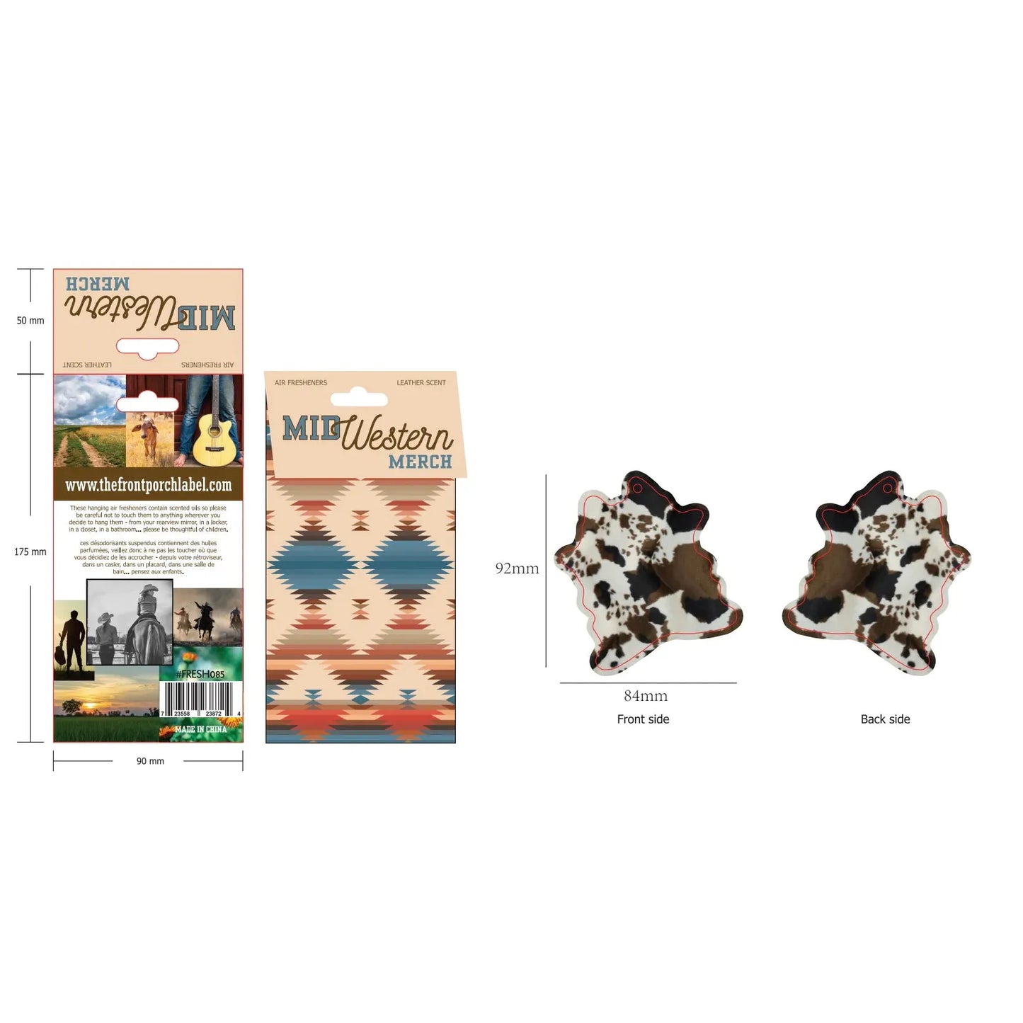 Front Porch Western Air Fresheners - Assorted Styles