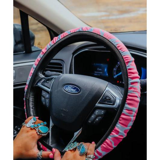 Front Porch Steering Wheel Cover - Assorted Colours - Irvine Tack &amp; Western Wear