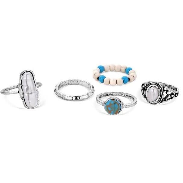 Montana Silversmiths Ivory Skies Ring Set