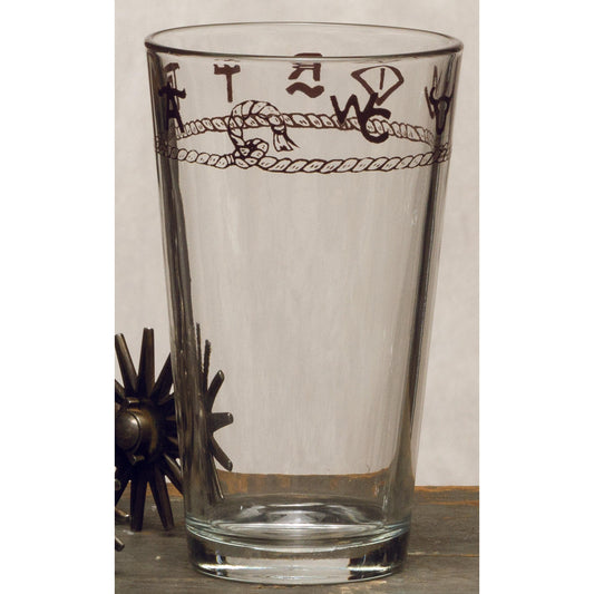 West Creation 16 oz Brands Tumbler Drink Glass- Set of 4
