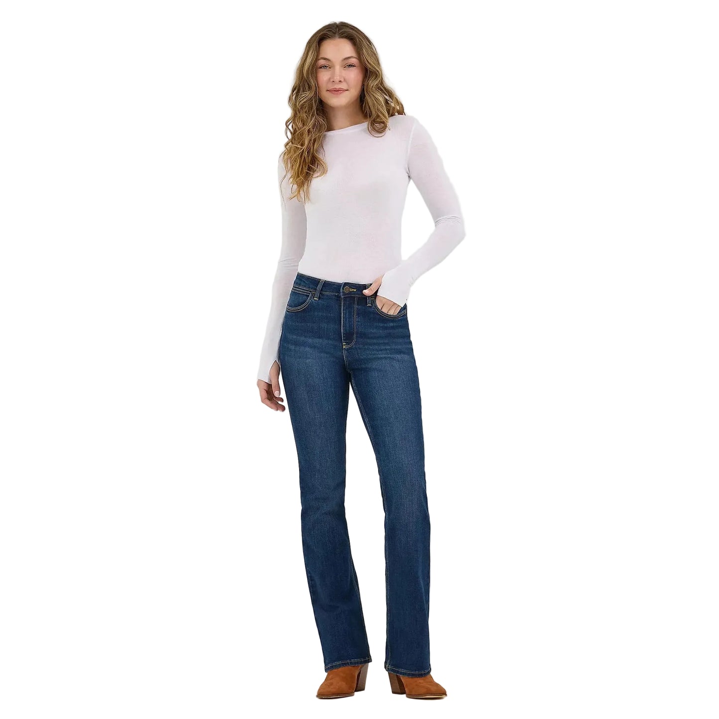 Wrangler Women's High Rise Slim Boot Jean- Stockton - Irvine Tack & Western Wear