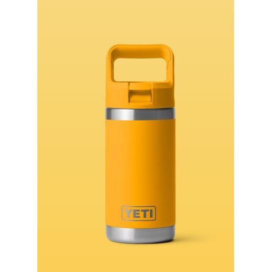 Yeti Rambler Jr 355ml Kids Water Bottle w/Colored Straw Cap - Beekeeper