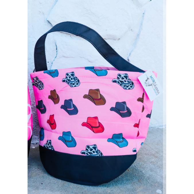 The Front Porch Label Round Storage Bin- Multiple Colours