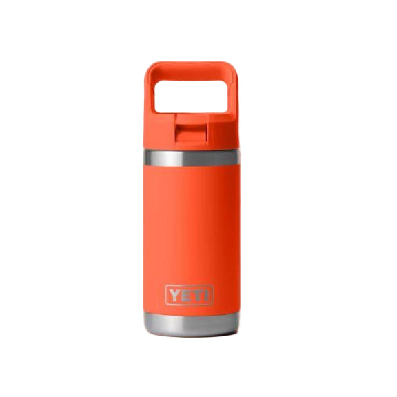 YETI Rambler Jr. 355 mL Kids Water Bottle with Straw Cap - Papaya