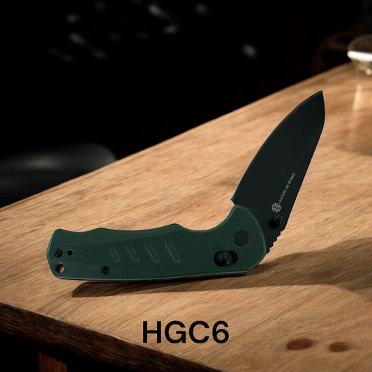 Circle SH Axis Lock with Pocket Clip Knife