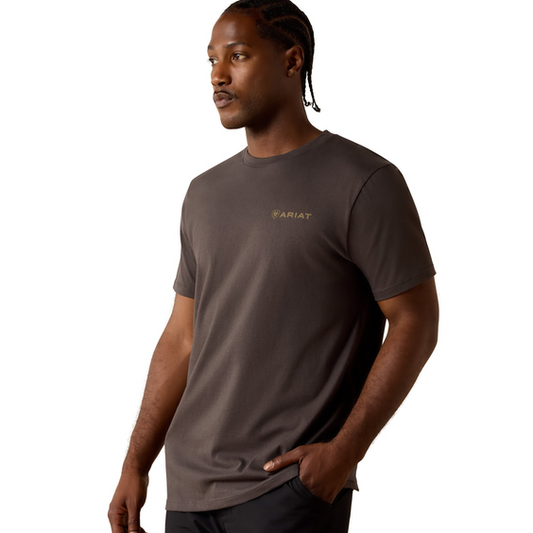 Ariat Men's Wooden Reticle Short Sleeve Tee Shirt
