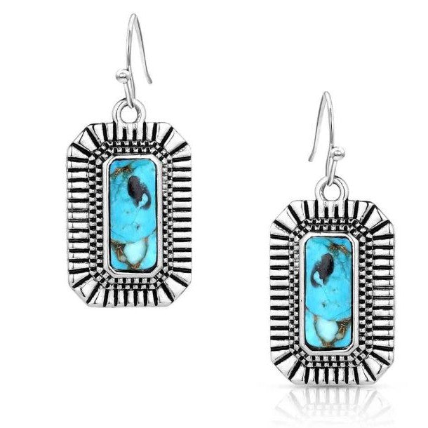 Montana Silversmiths Women's Turquoise Sky Earrings