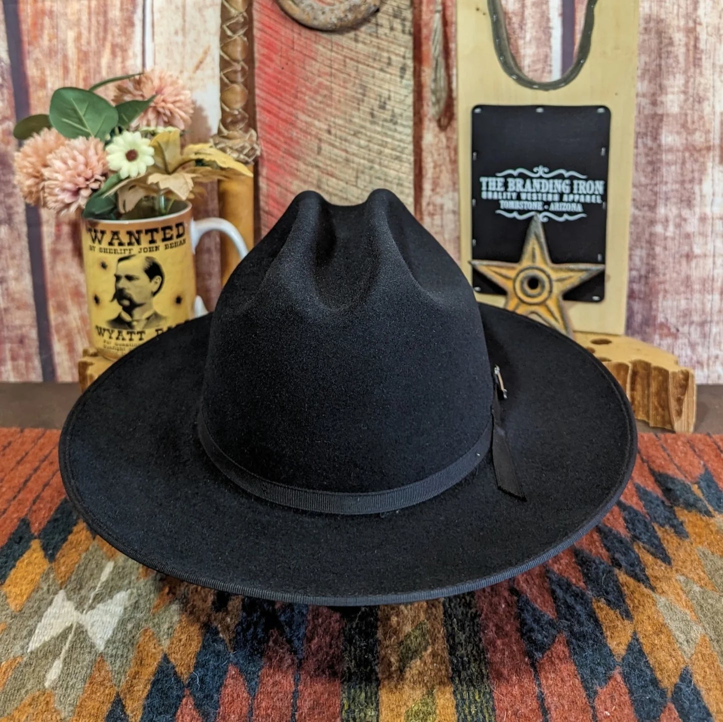 Stetson Open Road 6X Felt Cowboy Hat- Black