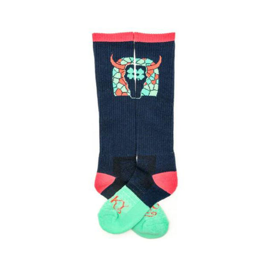 Lucky Clover Steerhead Hemp  Performance Socks- Navy
