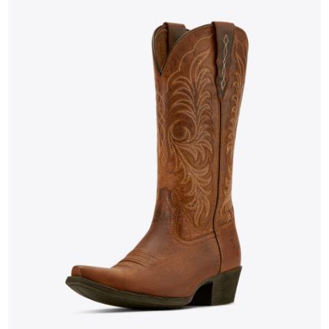 Ariat Womens Heritage X Toe Western Boot- Rich Oak