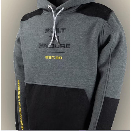 RG OS Men's Long Sleeve Dakin  Hoody- Melange/Brown