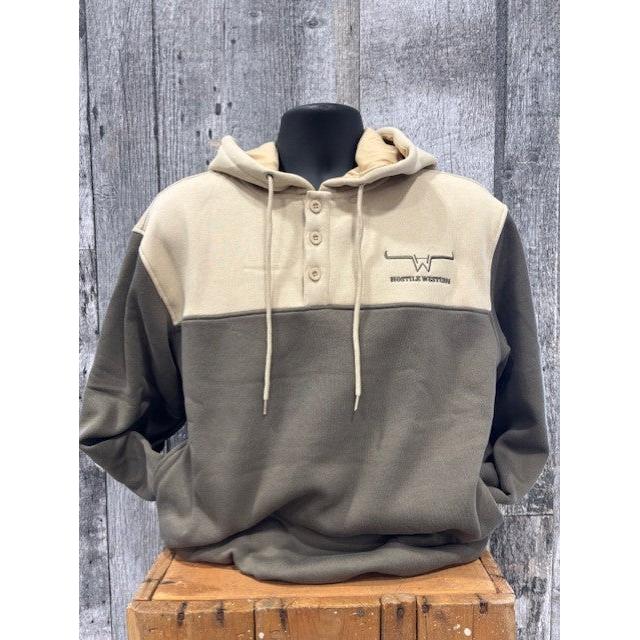 Hostile Western Unisex Long Sleeve Hoodie-Multiple Colours