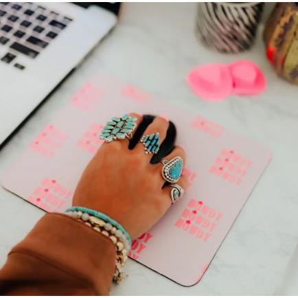 The Front Porch Label Mouse Pad - Assorted Colours