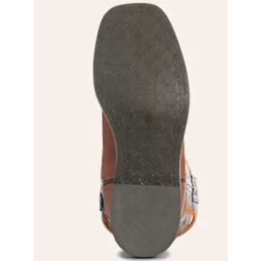 Smoky Mountain Boots Kid's El Paso Cowboy Boots-Brown/Navy - Irvine Tack & Western Wear