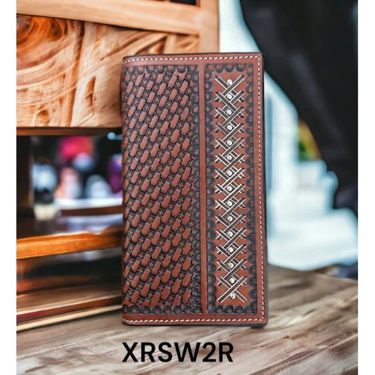Twisted X -  Rawhide Weave Rodeo  Wallet - Brown