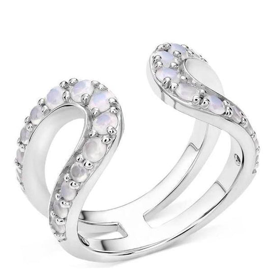 Montana Silversmiths In The Loop White Opal Ring