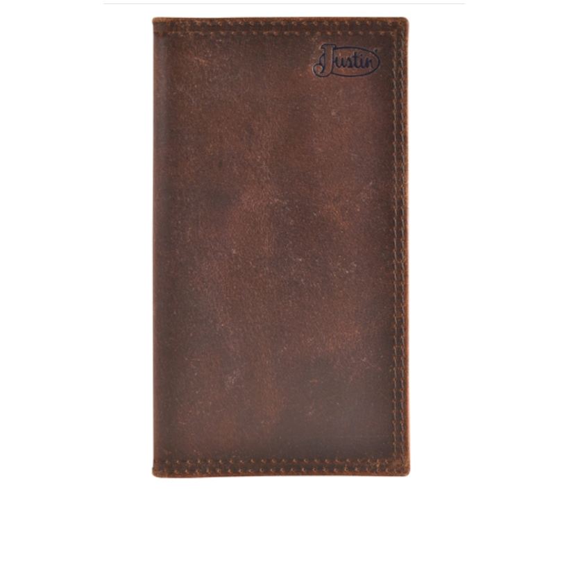 Justin Genuine Leather Rodeo Wallet- Oiled Brown