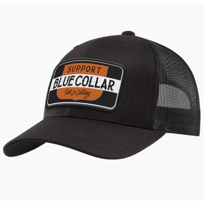 Troll SBC Barricade Shield Curved Bill Cap- Black