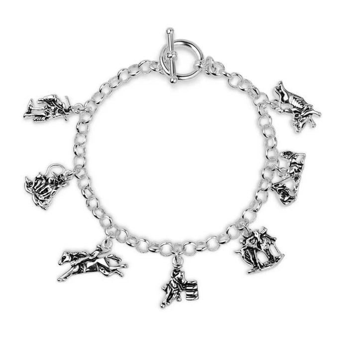 Montana Silversmiths Charms of Champion Rodeo Bracelet