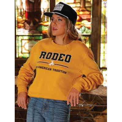 Cinch  Women's Long Sleeve Sweatshirt - Yellow