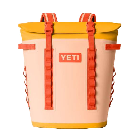 YETI Hopper M20 Backpack Soft Cooler - Peach/Beekeeper