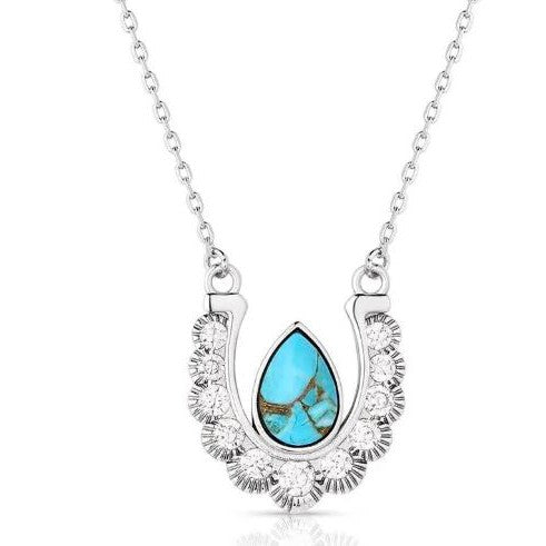 Montana Silversmiths Women's Crystal Trot Necklace