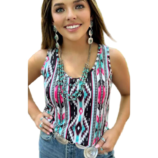 Sterling Kreek Women's  Gulf Coast Tank- Multi