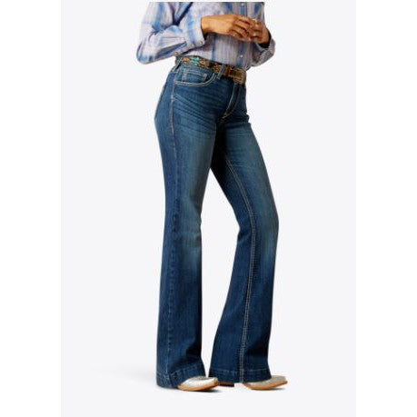 Ariat Women's High Rise Paula Slim Trouser Jeans- Athena