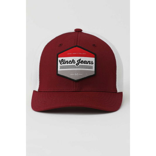 Cinch Men's Trucker Cap - Burgundy