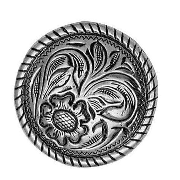 Weaver Leather1 1/4"  Round Rope Edge Concho with Rivet Back (Copy)