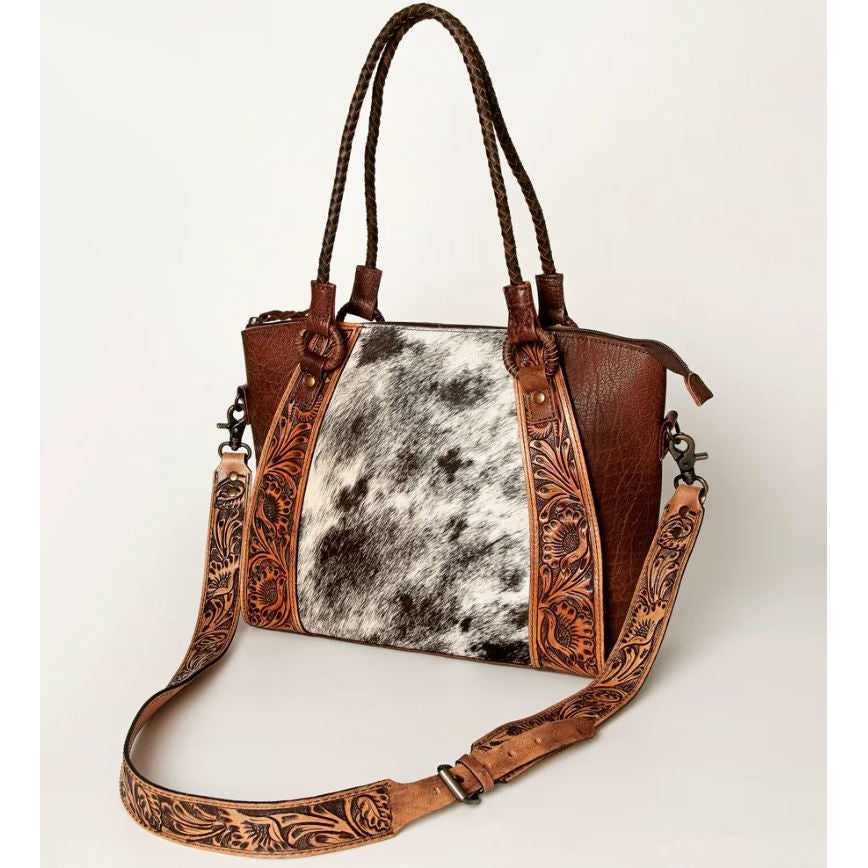 American Darling Western Hand Tooled  Handbag