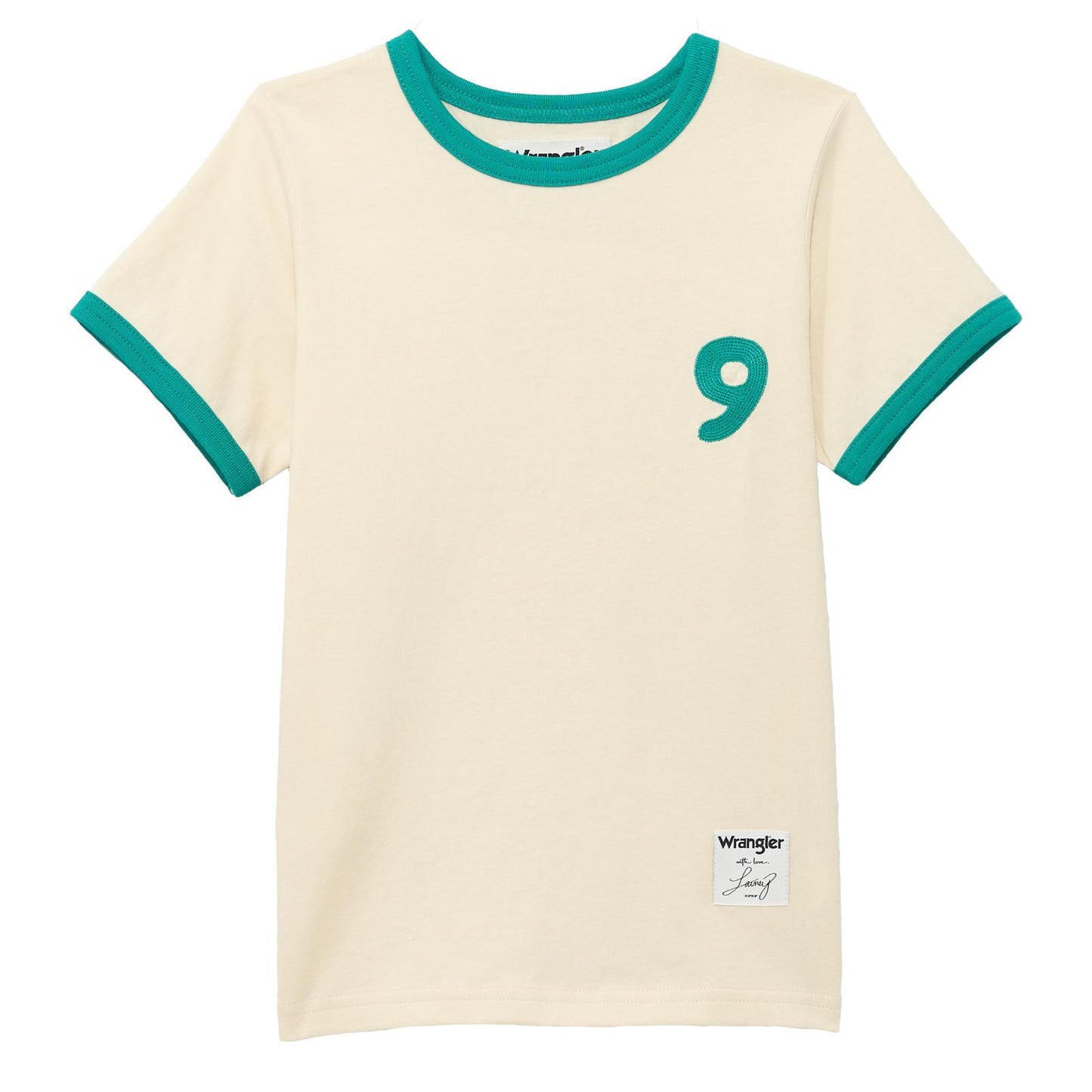 Wrangler Girl's Lainey Wilson Short Sleeve Good Jeans Tee Shirt- White