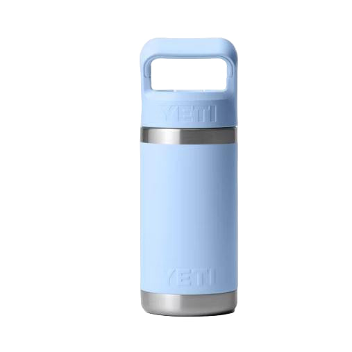YETI Rambler Jr. 355 mL Kids Water Bottle with Straw Cap - Big Sky Blue