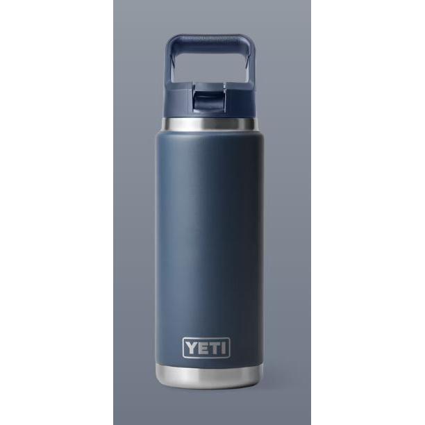 Yeti Rambler 769ml Water Bottle w/Color Match Straw Cap - Navy