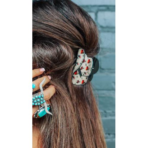 The Front Porch Label Hair Clip - Assorted Colours