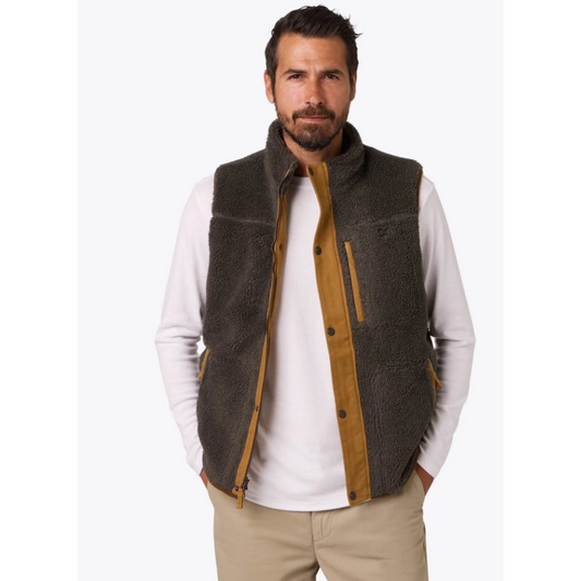 Fieldsheer Men's Ranch Sherpa Vest- Charcoal