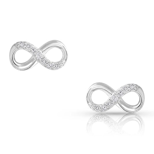 Montana Silversmith Silver Shine Infinity Earrings