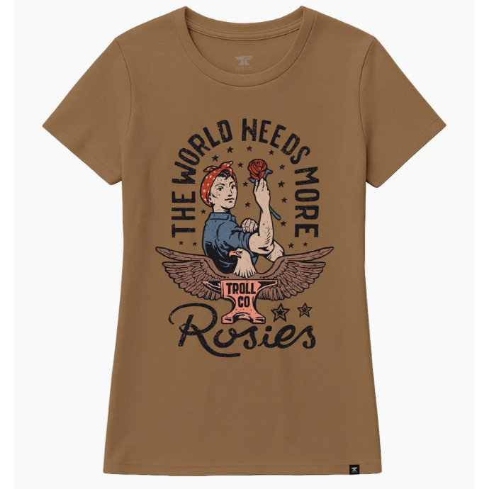 Troll Co Women's Rosie Short Sleeve Tee Shirt - Multiple Colours