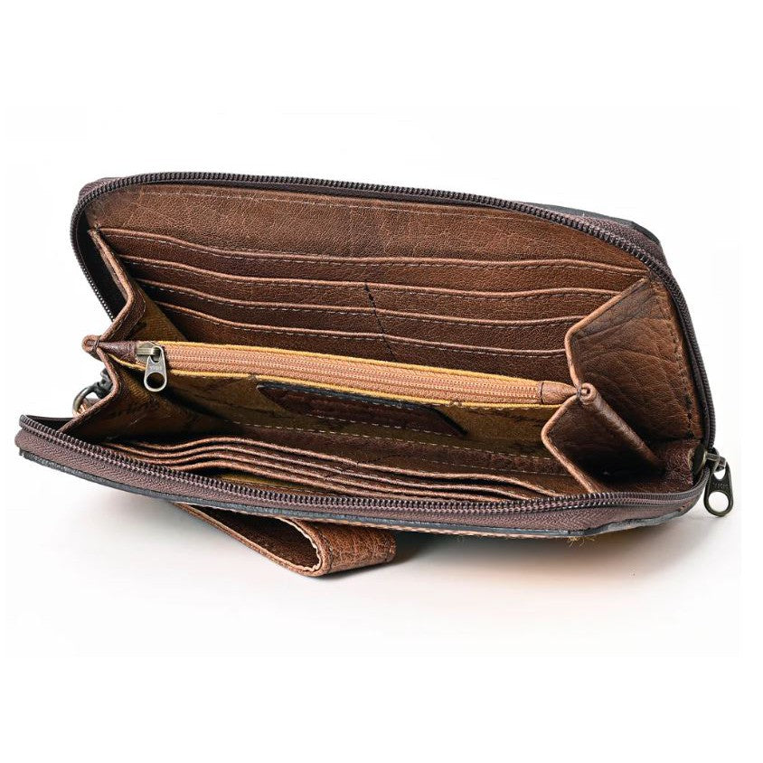 American Darling Genuine Western Leather Wallet/Organizer-A