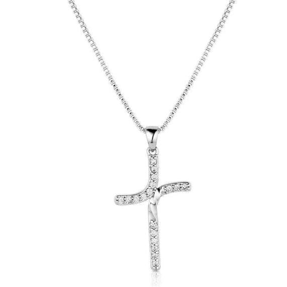 Montana Silversmiths Bend But Don't Break Cross Necklace