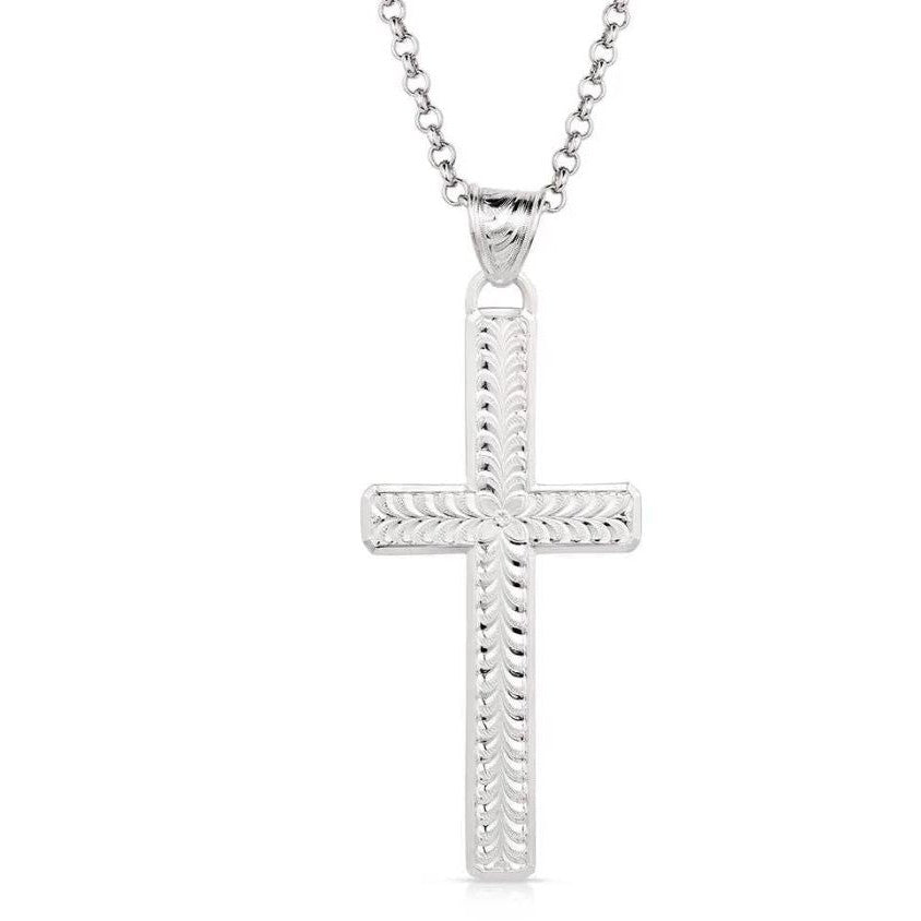 Montana Silversmiths Brilliant Belief Cross Necklace