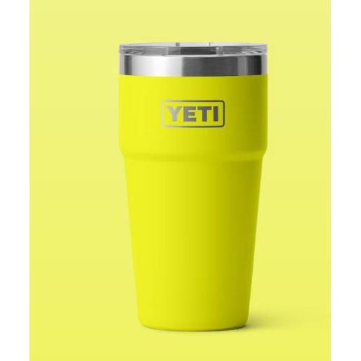 Yeti Rambler 591ml Stackable Cup w/Magslider Lid - Firefly Yellow